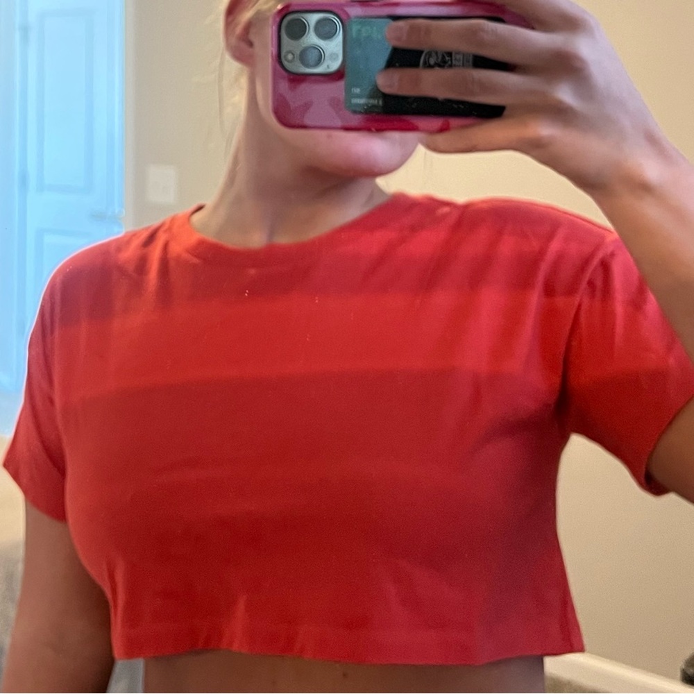 Forever 21 Orange Crop Top